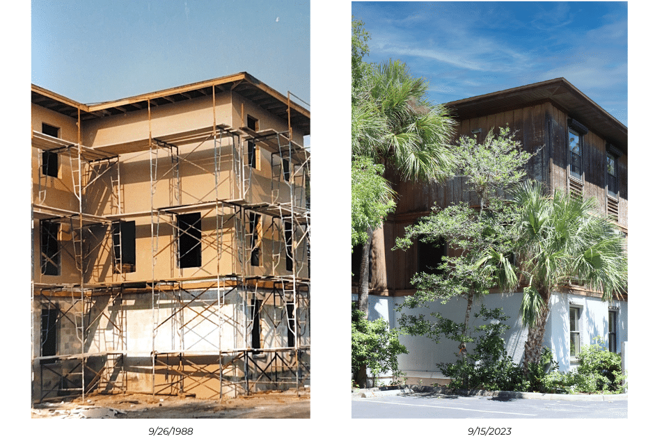 Comparison of Blair dormitory construction and current building