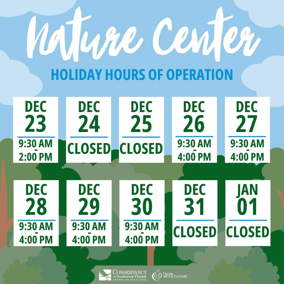 Nature Center Holiday Hours