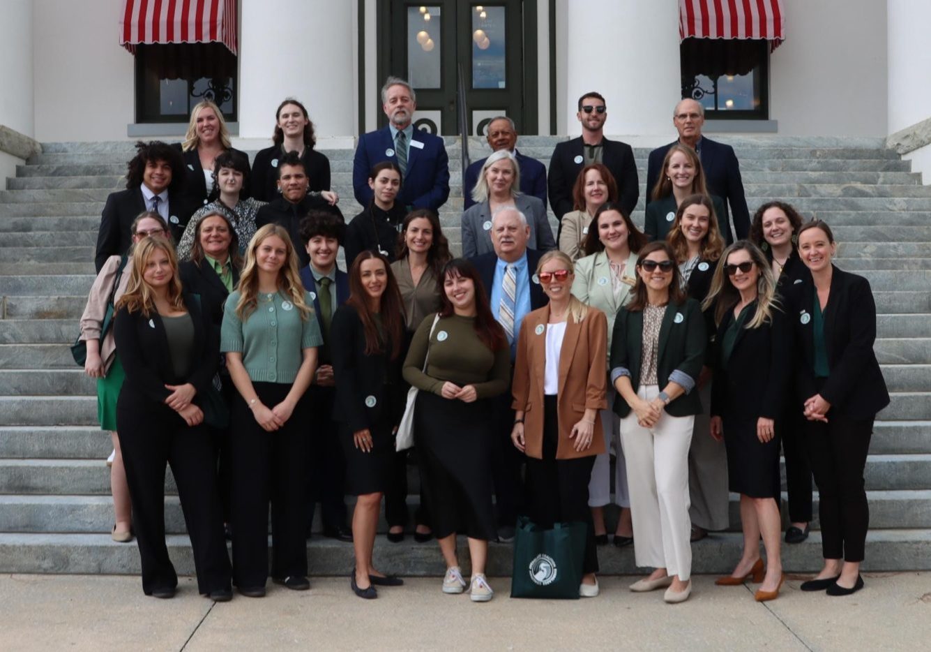 Large Group Photo In Front Of Capitol