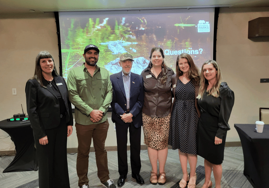 Panelists at Voices for the Swamp Event